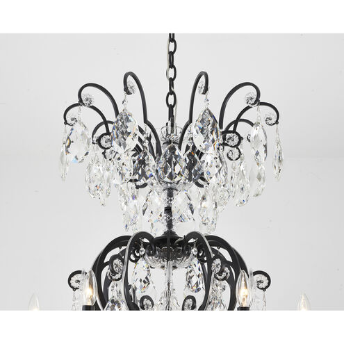 Canada LED 43 inch Matte Black Chandelier Ceiling Light